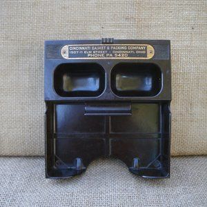 Antique Hard Plastic Advertising Desk Caddy